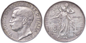 SAVOIA - Vittorio Emanuele III (1900-1943) - 2 Lire 1911 Cinquantenario Pag. 736; Mont. 152 AG Colpetto - Colpetto
qBB/BB