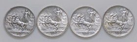 SAVOIA - Vittorio Emanuele III (1900-1943) - 2 Lire 1914÷17 Quadriga Briosa Pag. 737÷740; Mont. 154÷157 R AG Qualche colpetto - Qualche colpetto
med....