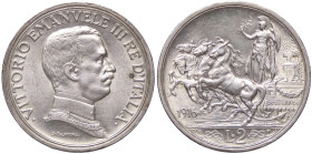 SAVOIA - Vittorio Emanuele III (1900-1943) - 2 Lire 1916 Quadriga briosa Pag. 739; Mont. 156 AG Macchiolina al D/ - Macchiolina al D/
qFDC/FDC