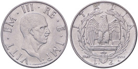 SAVOIA - Vittorio Emanuele III (1900-1943) - 2 Lire 1940 XVIII Impero Pag. manca; Mont. 183 Ac Magnetica - Magnetica - 
qFDC/FDC