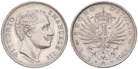 SAVOIA - Vittorio Emanuele III (1900-1943) - Lira 1907 Aquila Pag. 767; Mont. 192 AG 
SPL/SPL+