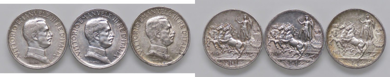 SAVOIA - Vittorio Emanuele III (1900-1943) - Lira 1915÷17 Quadriga briosa Pag. 7...