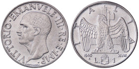 SAVOIA - Vittorio Emanuele III (1900-1943) - Lira 1940 XVIII Pag. 794a; Mont. 228 Ac Magnetica - Magnetica - 
FDC
