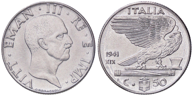 SAVOIA - Vittorio Emanuele III (1900-1943) - 50 Centesimi 1941 XIX Impero Pag. 8...