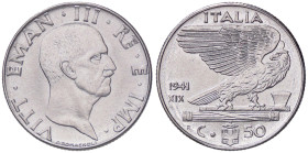 SAVOIA - Vittorio Emanuele III (1900-1943) - 50 Centesimi 1941 XIX Impero Pag. 824; Mont. 269 Ac 
FDC