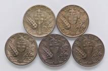 SAVOIA - Vittorio Emanuele III (1900-1943) - 10 Centesimi 1939÷1943 Impero Pag. 887÷891; Mont. 353÷357 _BR_ 
qFDC÷FDC