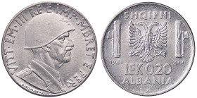 SAVOIA - Albania - 0,20 Lek 1941 XIX Pag. 1004 AC 
qFDC