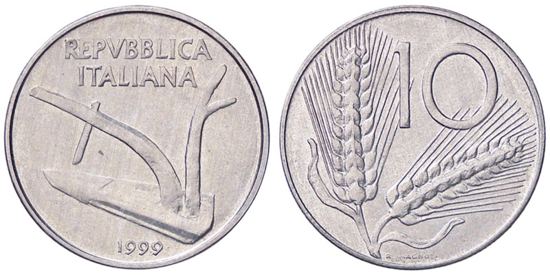 REPUBBLICA ITALIANA - Repubblica Italiana (monetazione in lire) (1946-2001) - 10...