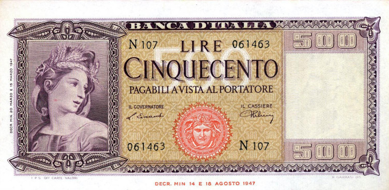 CARTAMONETA - BANCA d'ITALIA - Repubblica Italiana (monetazione in lire) (1946-2...