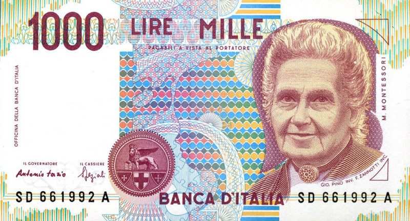 CARTAMONETA - BANCA d'ITALIA - Repubblica Italiana (monetazione in lire) (1946-2...