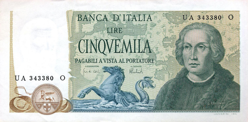 CARTAMONETA - BANCA d'ITALIA - Repubblica Italiana (monetazione in lire) (1946-2...