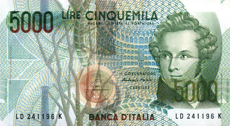 CARTAMONETA - BANCA d'ITALIA - Repubblica Italiana (monetazione in lire) (1946-2...