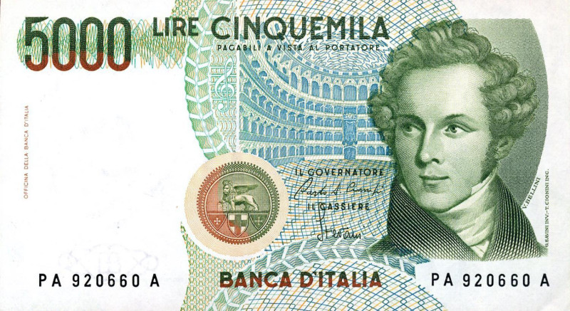 CARTAMONETA - BANCA d'ITALIA - Repubblica Italiana (monetazione in lire) (1946-2...