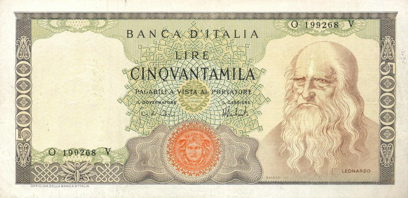 CARTAMONETA - BANCA d'ITALIA - Repubblica Italiana (monetazione in lire) (1946-2...