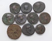 LOTTI - Imperiali Lotto di 10 monete 
B÷MB+