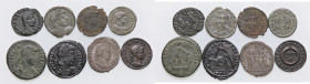 LOTTI - Imperiali Costantino II (2), Costante, Costanzo II, Costanzo Gallo, Graziano, Valeriano I - Lotto di 8 monete 
MB+÷qSPL