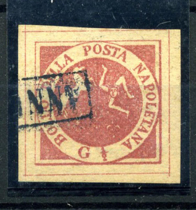 FILATELIA - ANTICHI STATI - NAPOLI - Antichi Stati 1858 - Mezzo grana - Stemma -...