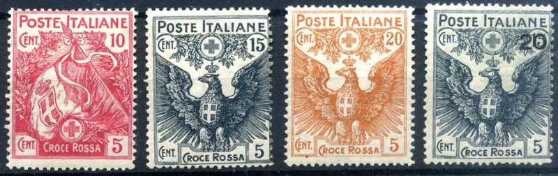 AREA ITALIANA - ITALIA REGNO 1915 - Pro Croce Rossa - (102/05) - Cat. 200 € 
NN...