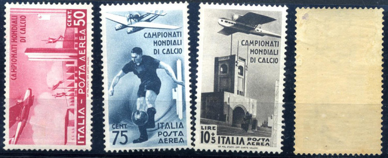 AREA ITALIANA - ITALIA REGNO - Posta Aerea 1934 - Campionato Mondiale di Calcio ...