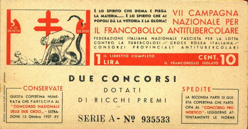 AREA ITALIANA - ITALIA REGNO - Libretti Commemorativi 1937-1938 - VII e VIII Cam...