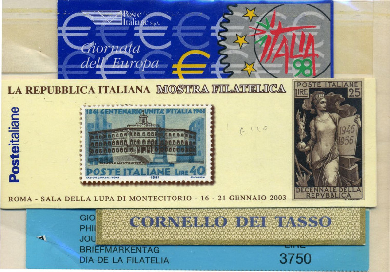 AREA ITALIANA - ITALIA REPUBBLICA - Libretti Commemorativi 1993-2003 - Lotto di ...