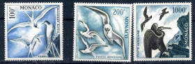 FILATELIA - EUROPA - MONACO - Posta Aerea 1953 - Giochi olimpici di Helsinki Un. A51/A54