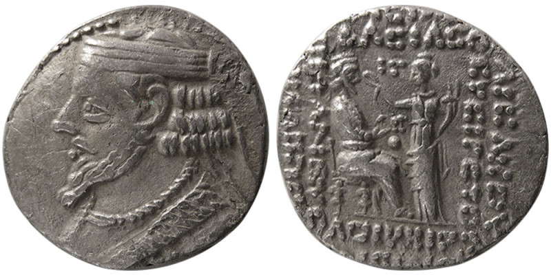 KINGS of PARTHIA, Phraates IV, 38/7-2 BC. BI Tetradrachm (9.92 gm; 27 mm). Seleu...