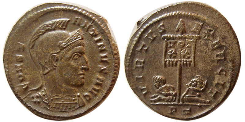 ROMAN EMPIRE. Constantine I. AD. 307/10-337. Æ Follis (3.28 gm; 20 mm). Ticinum,...