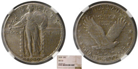 UNITED STATES. 1930. 25 Cents (Quarter). NGC-AU53.