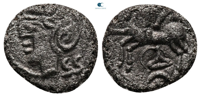 Central Europe. Uncertain tribe 80-50 BC. 
Quinarius AR

13 mm, 1,73 g


...