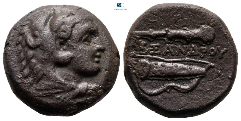 Kings of Macedon. Uncertain mint. Alexander III "the Great" 336-323 BC. 
Bronze...