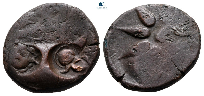 Pontos. Uncertain mint. Time of Mithradates VI Eupator 120-63 BC. 
Bronze Æ

...