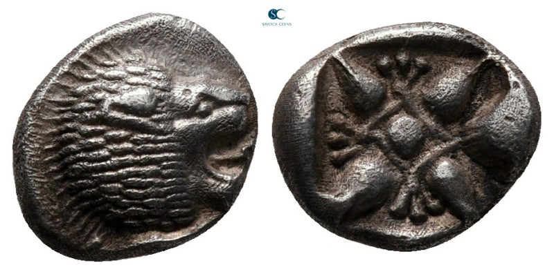 Ionia. Miletos circa 525-475 BC. 
Diobol AR

11 mm, 1,06 g



good very f...