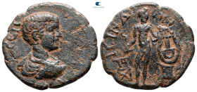 Pisidia. Isinda. Geta AD 198-211. Bronze Æ