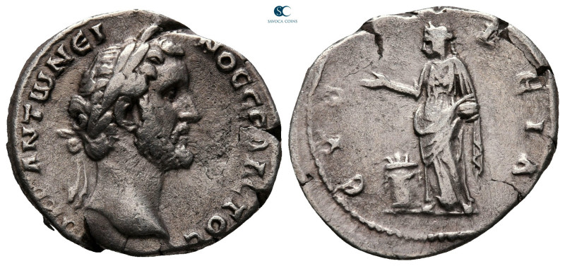 Cappadocia. Caesarea. Antoninus Pius AD 138-161. 
Didrachm AR

22 mm, 7,11 g...