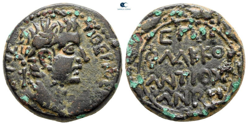 Seleucis and Pieria. Antioch. Tiberius AD 14-37. 
Bronze Æ

21 mm, 9,67 g

...