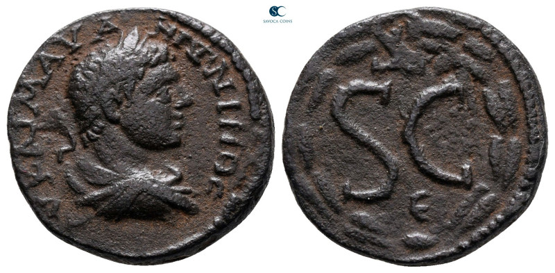 Seleucis and Pieria. Antioch. Caracalla as Caesar AD 196-198. 
Bronze Æ

20 m...