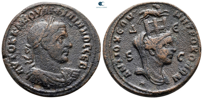 Seleucis and Pieria. Antioch. Philip I Arab AD 244-249. 
Bronze Æ

30 mm, 16,...
