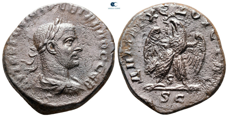 Seleucis and Pieria. Antioch. Trebonianus Gallus AD 251-253. 
Billon-Tetradrach...