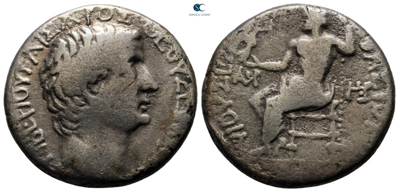 Seleucis and Pieria. Uncertain mint. Tiberius AD 14-37. 
Tetradrachm AR

26 m...
