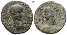 Mesopotamia. Edessa. Gordian III with Abgar X Phraates AD 238-244. Bronze Æ