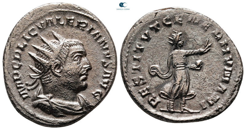 Valerian I AD 253-260. Antioch
Billon Antoninianus

23 mm, 3,93 g



very...