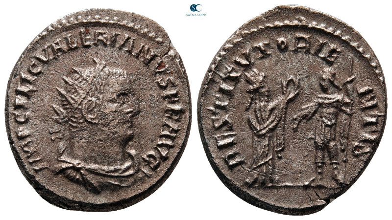 Valerian I AD 253-260. Samosata
Billon Antoninianus

21 mm, 4,13 g



ver...