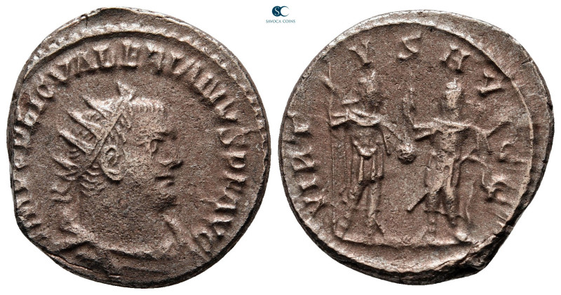 Valerian I AD 253-260. Samosata
Billon Antoninianus

20 mm, 3,39 g



ver...