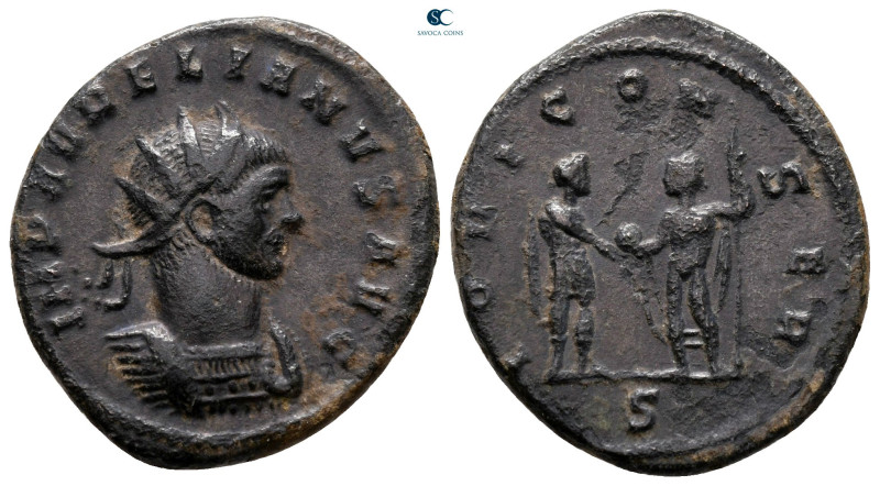 Aurelian AD 270-275. Serdica
Antoninianus Æ

23 mm, 4,16 g



very fine