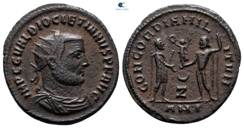 Diocletian AD 284-305. Antioch
Antoninianus Æ

20 mm, 2,89 g



very fine...