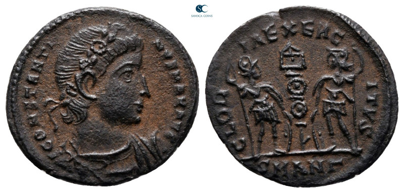 Constantine I the Great AD 306-337. Antioch
Follis Æ

17 mm, 1,49 g



ve...