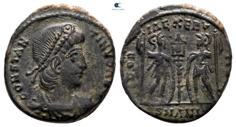 Constantine I the Great AD 306-337. Antioch
Follis Æ

16 mm, 1,91 g



ve...