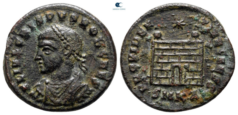 Crispus, as Caesar AD 316-326. Cyzicus
Follis Æ

19 mm, 3,11 g



very fi...