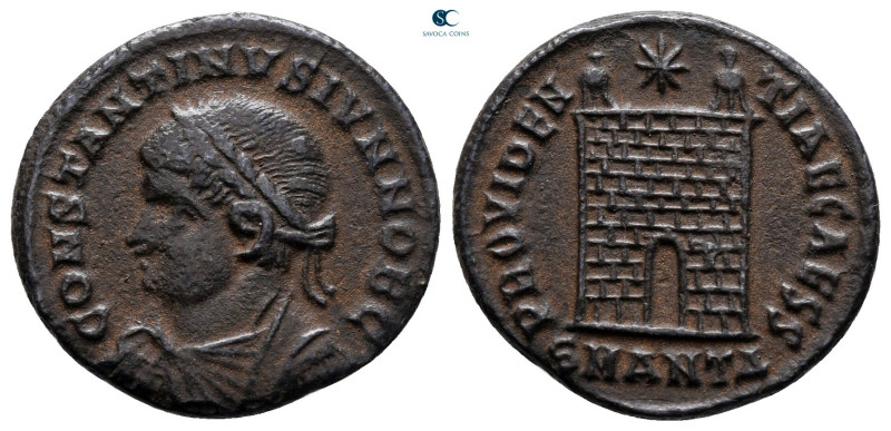 Constantine II, as Caesar AD 317-337. Antioch
Follis Æ

19 mm, 2,88 g



...